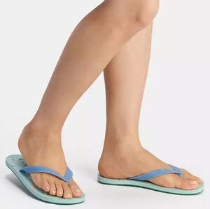 🌸Coach Zak Flip Flop 🩴 With Floral Print 🌼 Sz 8B